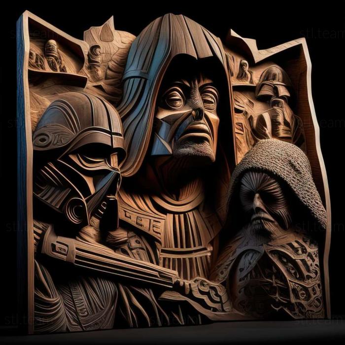 3D model Super Star Wars  Return of the Jedi game (STL)